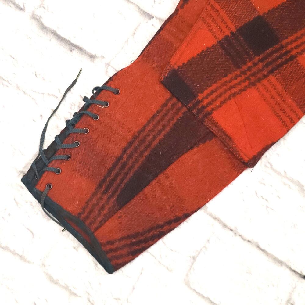 Vintage Tartan Plaid Wool Jodhpur Hunting Pants - Picture 7 of 11